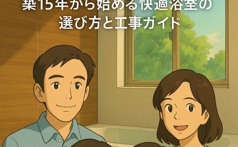 「お風呂リフォームの進め方｜築15年以上の浴室を快適に変える最新ガイド」