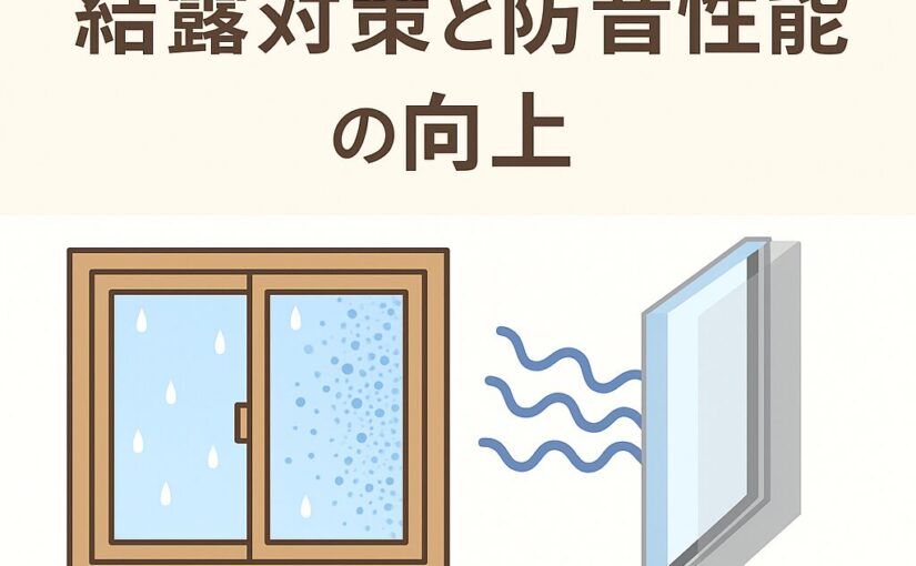 窓リフォームで得られる効果：結露対策と防音性能の向上