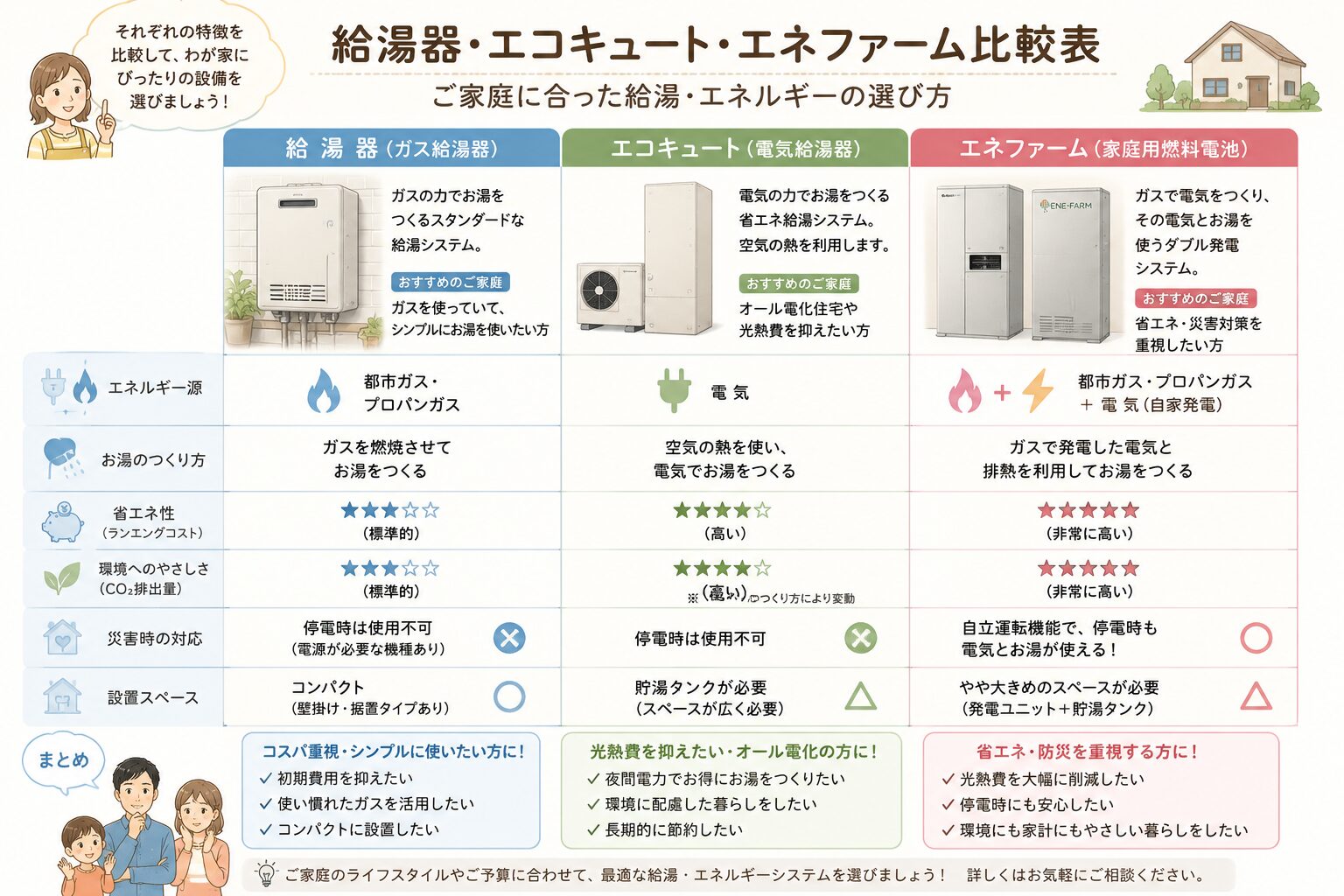 住宅設備の故障で困る家族