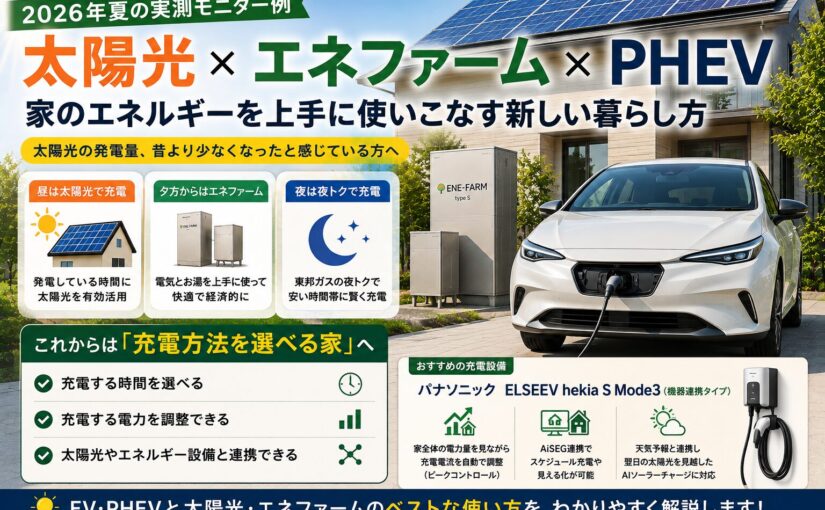 太陽光の発電量、昔より少なくなった気がしませんか？EV・PHEV時代に考えたい「充電方法を選べる家」